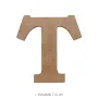 T Harfi Ahşap Boyanabilir Obje