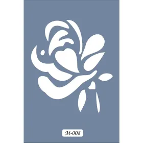 M08 7x10 M Serisi Çiçek Stencil