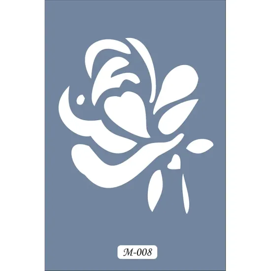M08 7x10 M Serisi Çiçek Stencil