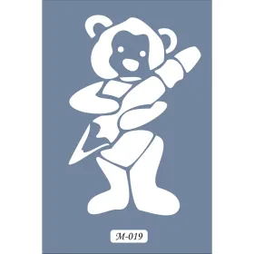 M19 7x10 M Serisi Ayı Stencil