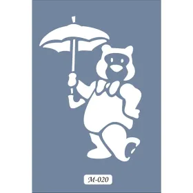 M20 7x10 M Serisi Ayı Stencil