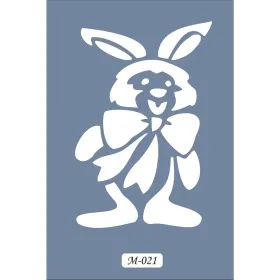 M21 7x10 M Serisi Tavşan Stencil