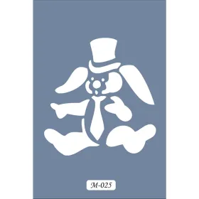 M25 7x10 M Serisi Tavşan Stencil