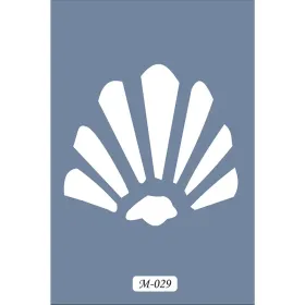 M29 7x10 M Serisi Deniz Kabuğu Stencil
