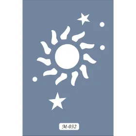 M32 7x10 M Serisi Güneş Yıldız Stencil