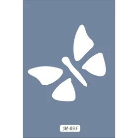 M35 7x10 M Serisi Kelebek Stencil