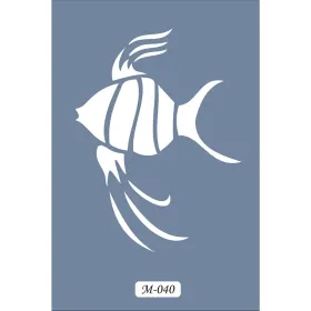 M40 7x10 M Serisi Balık Stencil