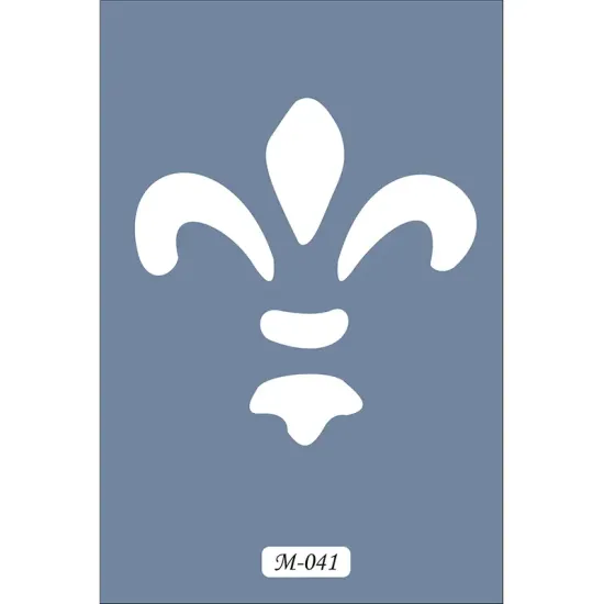 M41 7x10 M Serisi Zambak Stencil