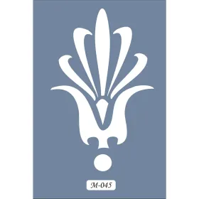 M45 7x10 M Serisi Dekoratif Motif Stencil