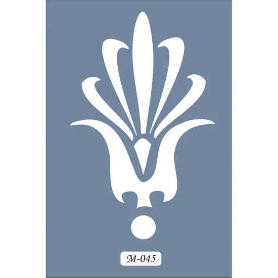 M45 7x10 M Serisi Dekoratif Motif Stencil