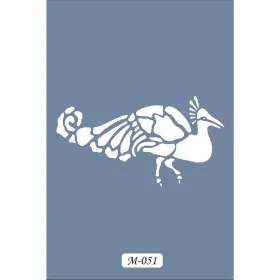 M51 7x10 M Serisi Kuş Stencil