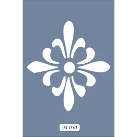 M50 7x10 M Serisi Çiçek Desenli Stencil
