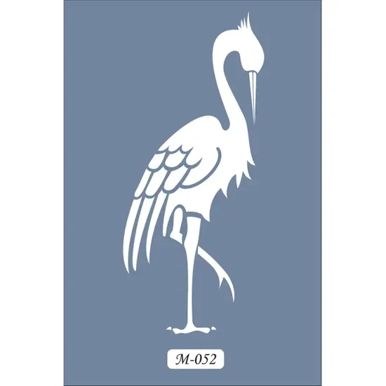 M52 7x10 M Serisi Kuş Stencil