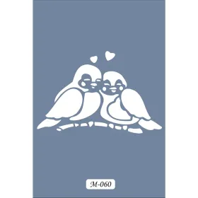 M60 7x10 M Serisi Kuş Stencil