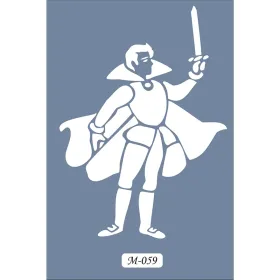 M59 7x10 M Serisi Şövalye Stencil