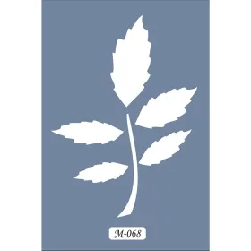 M68 7x10 M Serisi Yaprak Dalı Stencil