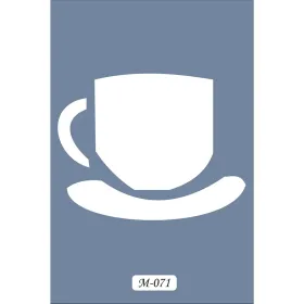 M71 7x10 M Serisi Fincan Stencil