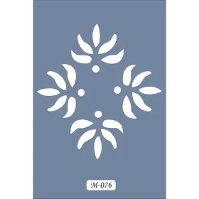 M76 7x10 M Serisi Yaprak Stencil