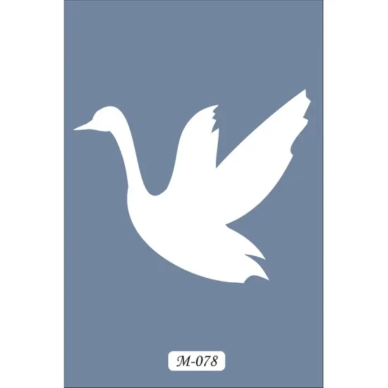 M78 7x10 M Serisi Kuş Stencil