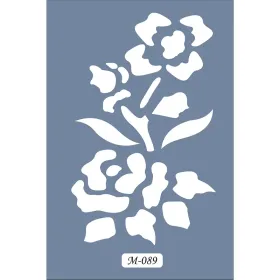 M89 7x10 M Serisi Çiçek Stencil