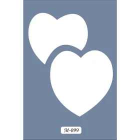 M99 7x10 M Serisi Kalp Stencil