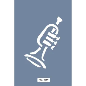 M108 7x10 M Serisi Trompet Stencil