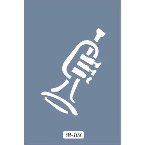 M108 7x10 M Serisi Trompet Stencil