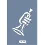 M108 7x10 M Serisi Trompet Stencil