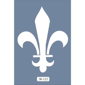 M112 7x10 M Serisi Zambak Stencil