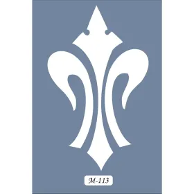 M113 7x10 M Serisi Dekoratif Motif Stencil