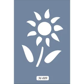 M09 7x10 M Serisi Çiçek Stencil