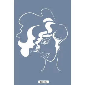 WC2  Woman Collection Kadın Figür A4 Stencil