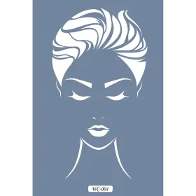 WC4  Woman Collection Kadın Yüz A4 Stencil