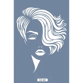 WC5  Woman Collection Kadın Yüzü A4 Stencil