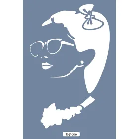 WC6  Woman Collection Kadın Portre A4 Stencil