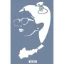 WC6  Woman Collection Kadın Portre A4 Stencil