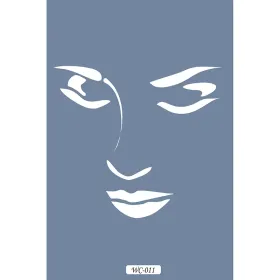 WC11 Woman Collection Yüz A4 Stencil