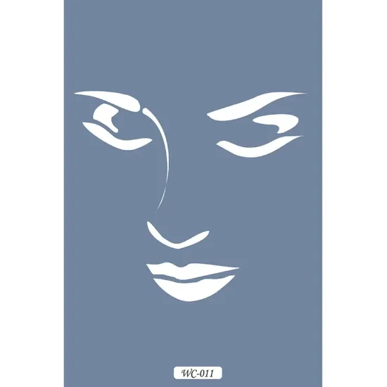 WC11 Woman Collection Yüz A4 Stencil