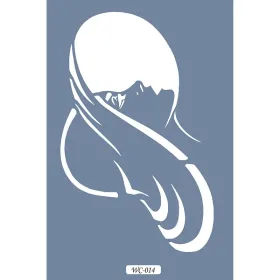 WC14 Woman Collection Kadın Profil A4 Stencil