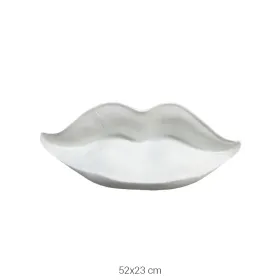 P474 Yana Dudak Formlu Duvar Dekoru Ham Polyester Obje