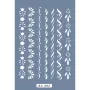 AS402 Çiçek Bordür Model A4 Stencil