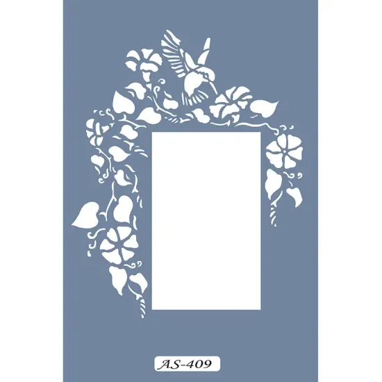 AS409 Çerçeve Model A4 Stencil