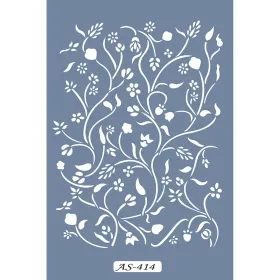 AS414 Dal Yaprak Model A4 Stencil