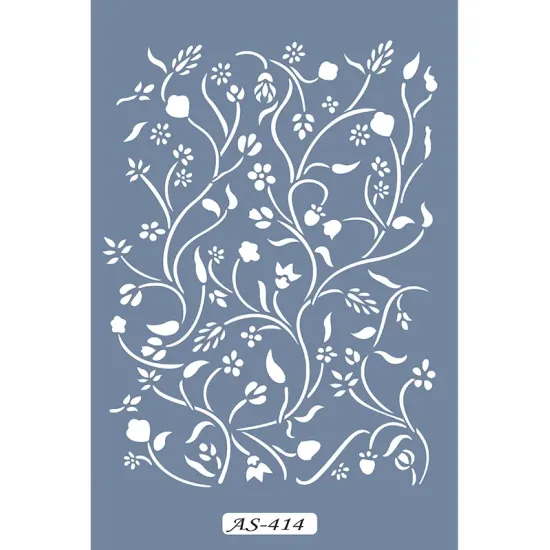 AS414 Dal Yaprak Model A4 Stencil