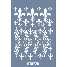 AS423 Çiçek Model A4 Stencil