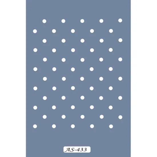 AS433 Puantiye Model A4 Stencil