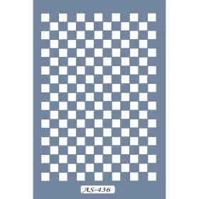 AS436 Dama Model A4 Stencil