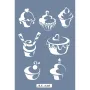 AS440 Cupcake Model A4 Stencil