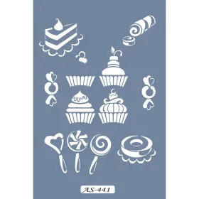 AS441 Pasta Model A4 Stencil