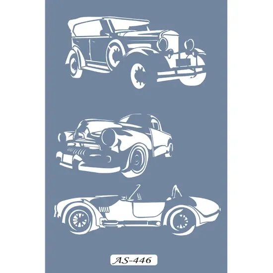 AS446 Araba Model A4 Stencil